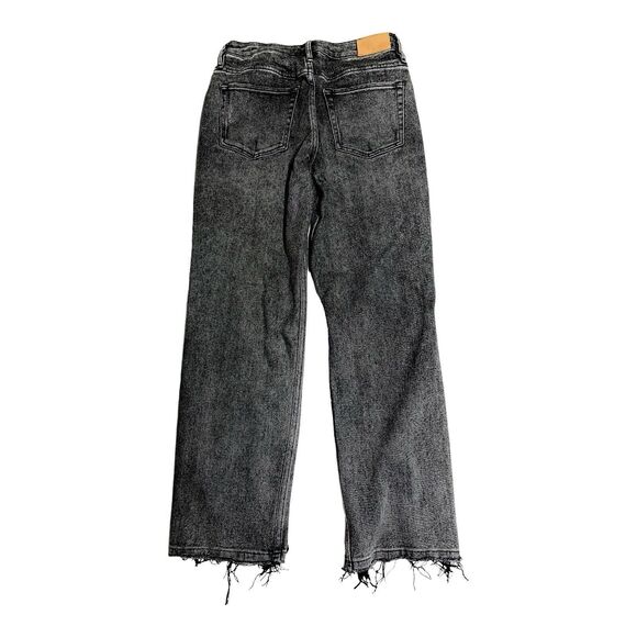 Dear John Jeans Jodi High Rise Cropped Distressed Black Frayed Pants Women’s 27 - Picture 5 of 11